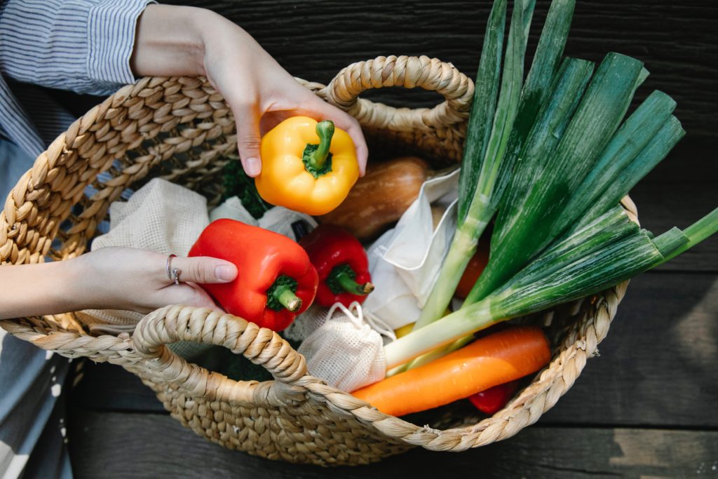 Fresh vegetables from the garden